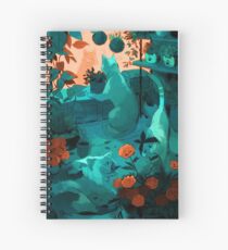 Cuaderno de espiral Pequeña tienda de flores