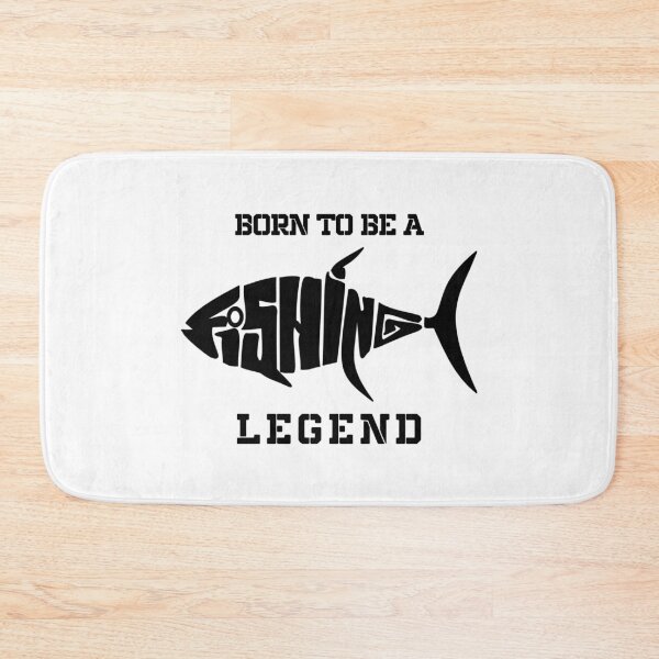 Item preview, Born to be a fishing legend designed and sold by attracdionz.