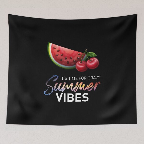 Item preview, Summer vibes summer design, cherries, watermelon, beach designed and sold by InesK-Design.