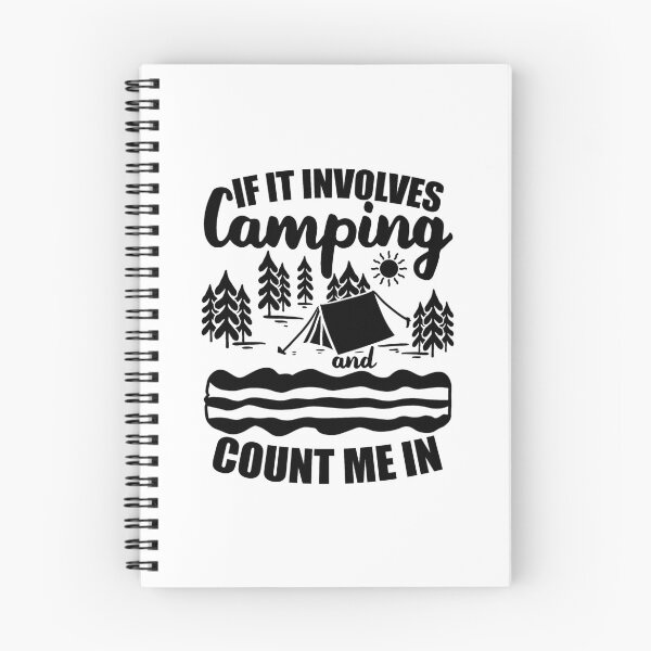 Item preview, If It Involves Camping And Bacon Count Me In designed and sold by GravitiTees.