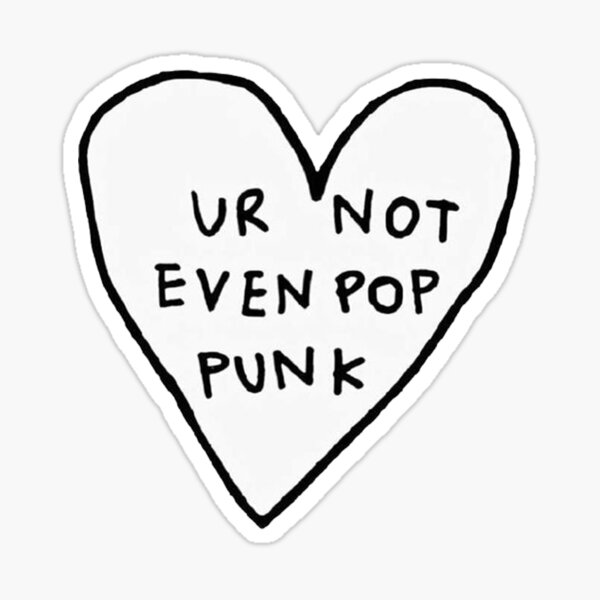 pop punk Sticker