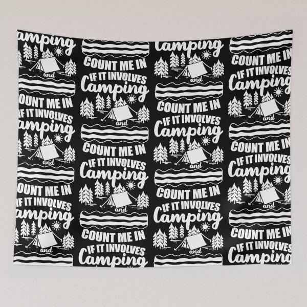 Item preview, If It Involves Camping And Bacon Count Me In | Love Eating Bacon designed and sold by GravitiTees.