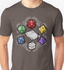 Camiseta unisex RPG DICE set y DICE PATTERN