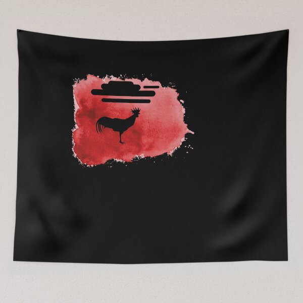 Item preview, Hahn mit Wolken Farbklecks designed and sold by Spirit-Designs.