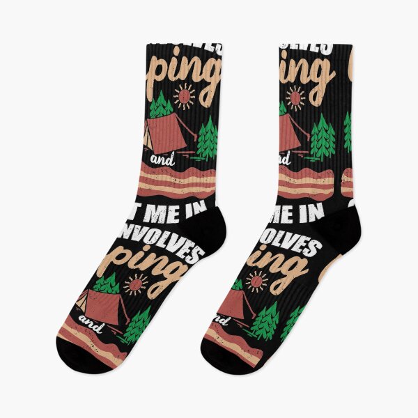 Item preview, If It Involves Camping And Bacon Count Me In | Camp And Eat Bacon designed and sold by GravitiTees.