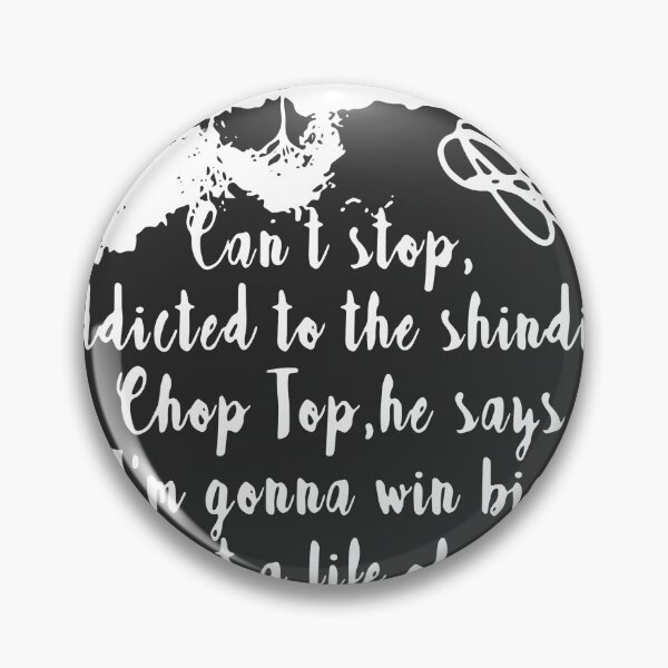 Item preview, Red Hot Chili Peppers Can't Stop Addicted to The Shindig Chop Top He Says I'm Gonna Win Big Signatures   designed and sold by Hieslane.