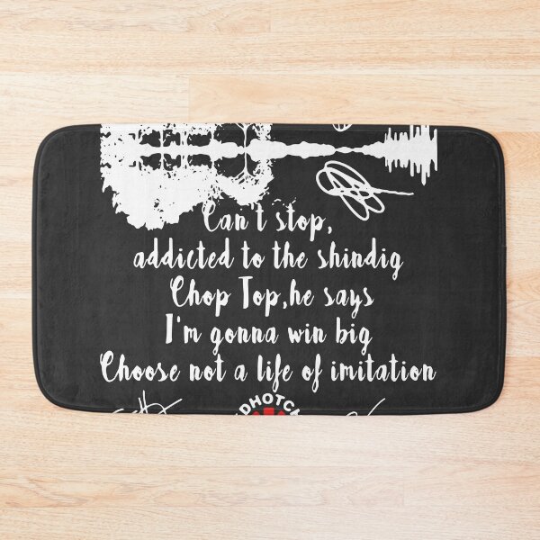 Item preview, Red Hot Chili Peppers Can't Stop Addicted to The Shindig Chop Top He Says I'm Gonna Win Big Signatures   designed and sold by Hieslane.
