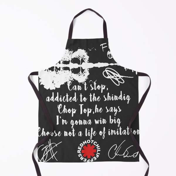 Item preview, Red Hot Chili Peppers Can't Stop Addicted to The Shindig Chop Top He Says I'm Gonna Win Big Signatures designed and sold by Hieslane.