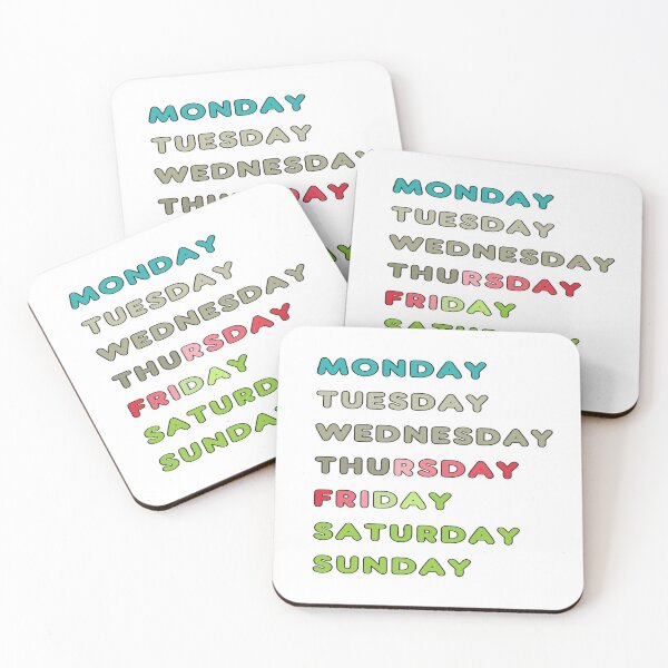 Item preview, Working Week designed and sold by Mark-Ewbie.