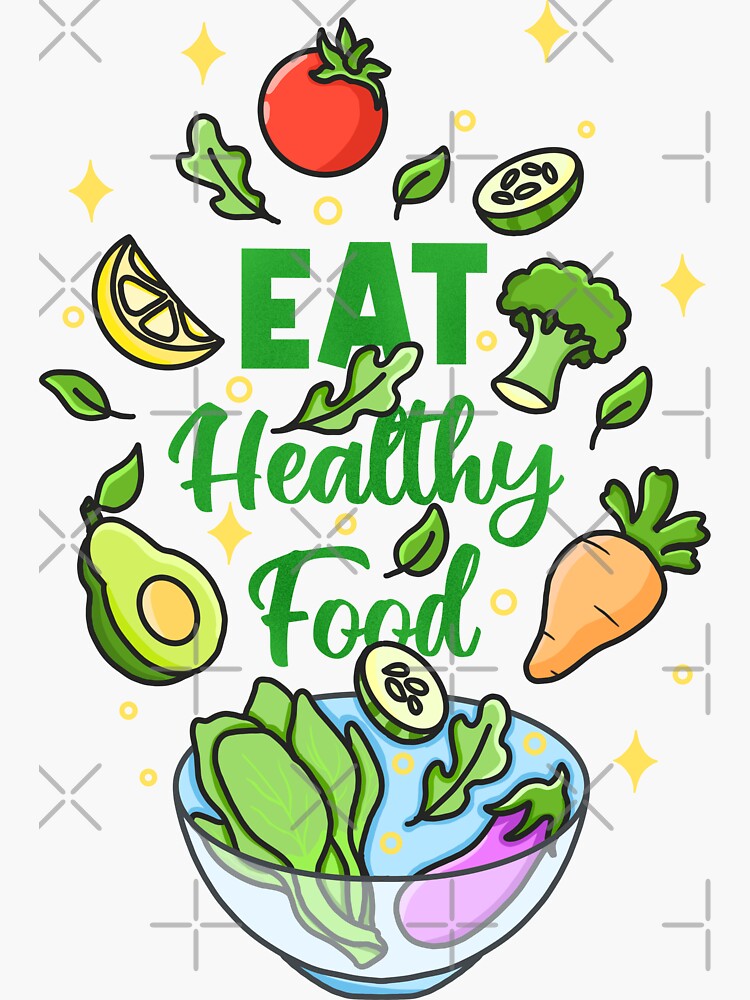Woman eating healthy food in table Royalty Free Vector Image