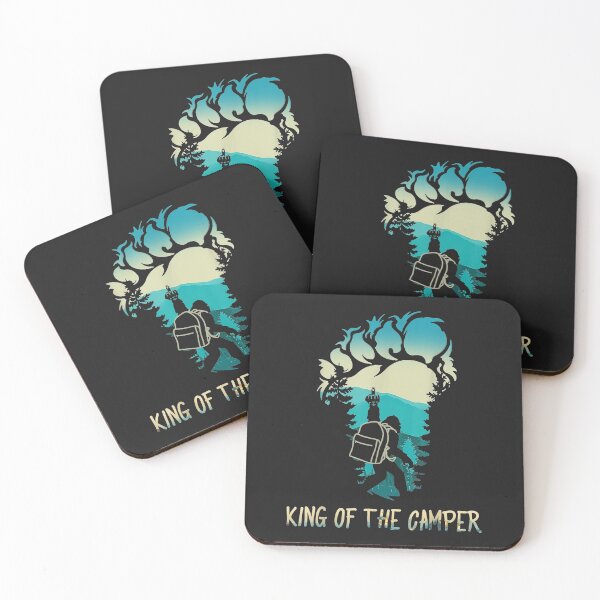 Item preview, Funny Bigfoot King Of The Camper Happy Camper Lovers designed and sold by bar4o3fm.