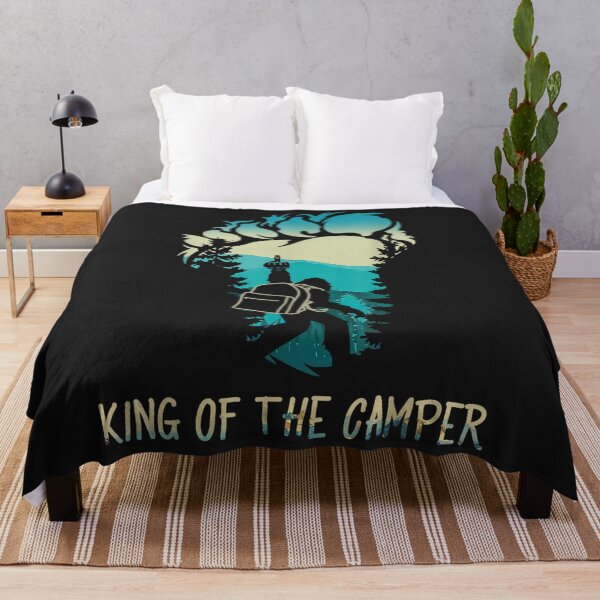 Item preview, Funny Bigfoot King Of The Camper Happy Camper Lovers designed and sold by bar4o3fm.