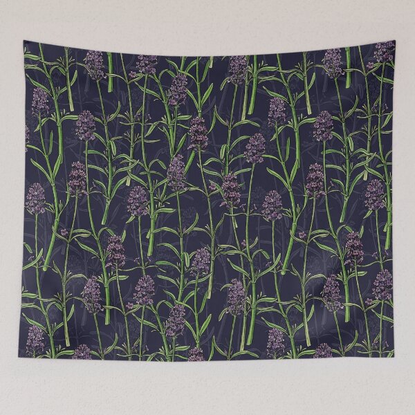 Item preview, Lavender on dark blue designed and sold by Katerina Mitkova Kirilova.