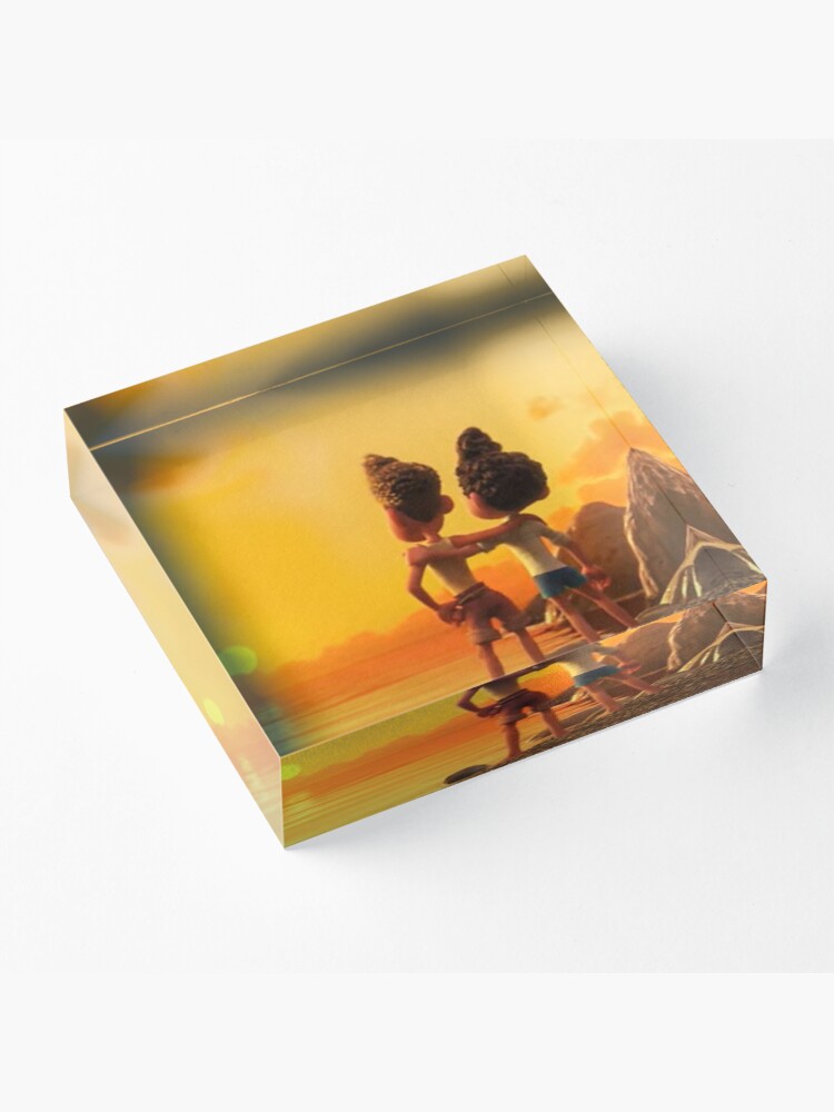 Alternate view of Our friendship never die Acrylic Block
