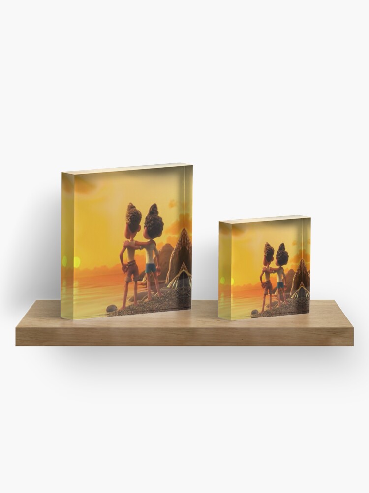 Alternate view of Our friendship never die Acrylic Block