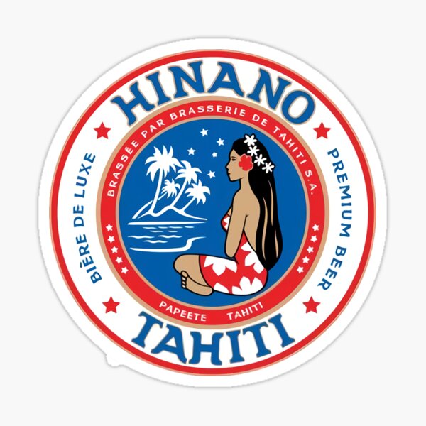 Tahiti Hinano Sticker