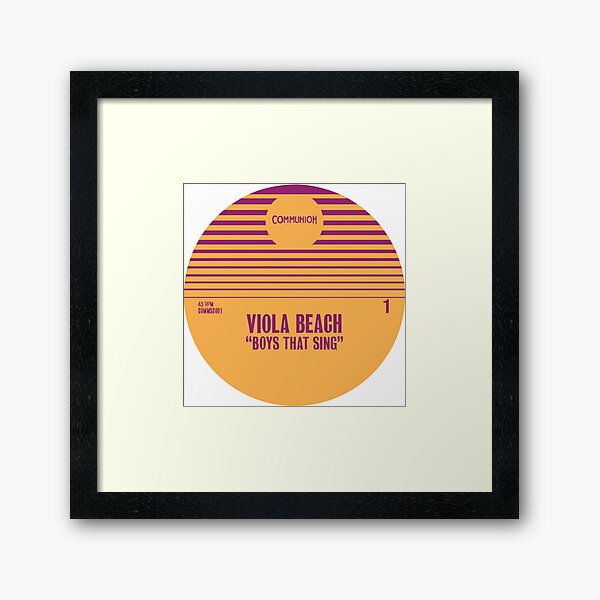 Boys That Sing Album Cover Framed Art Print