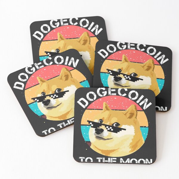 Item preview, Dogecoin to the moon vintage design  designed and sold by scienceisfunny.