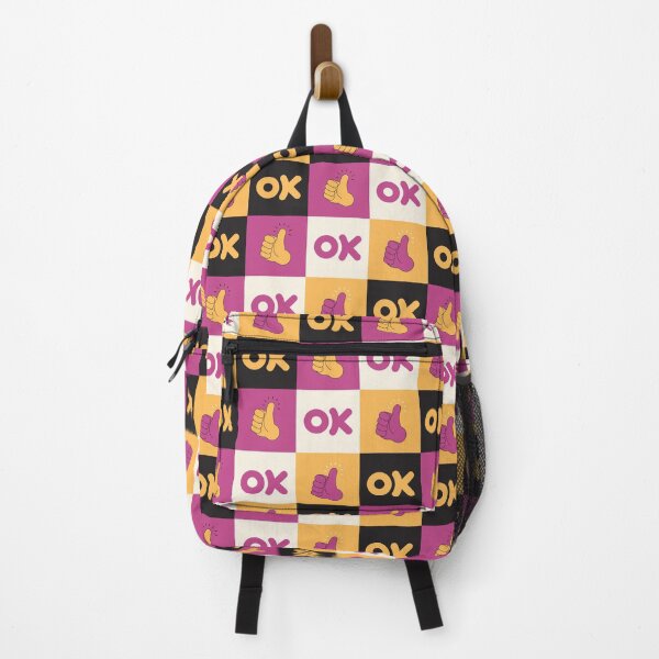 Item preview, OK hand gesture with Moderate Pink and Yellow  designed and sold by SalxSal.