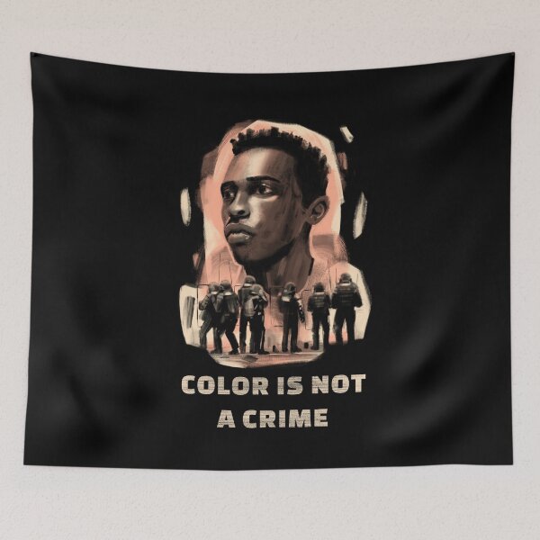 Item preview, Color Is Not A Crime Social Justice Black Lives Matter designed and sold by ModkMerch.