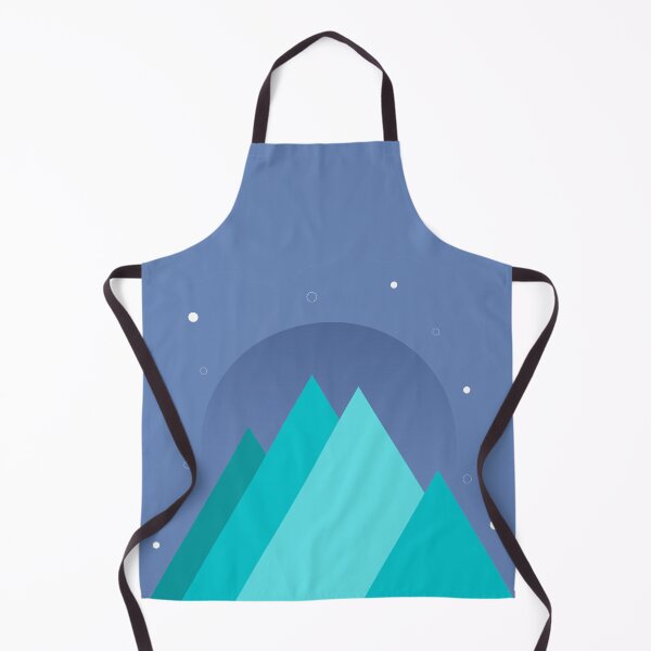Item preview, TEAL MOUNTAINS PURPLE NIGHT SKY MINIMALIST ILLUSTRATION Purple BG by MiraiDesigns designed and sold by miraidesigns.