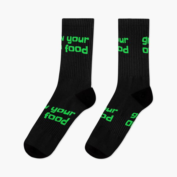 Item preview, Grow your own food green text slogan designed and sold by ShineEyePirate.