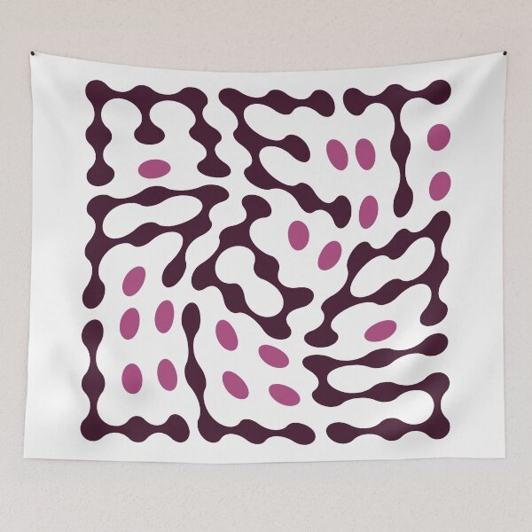 Item preview, Twisted Metaballs Typography (Pink) designed and sold by John Uttley.