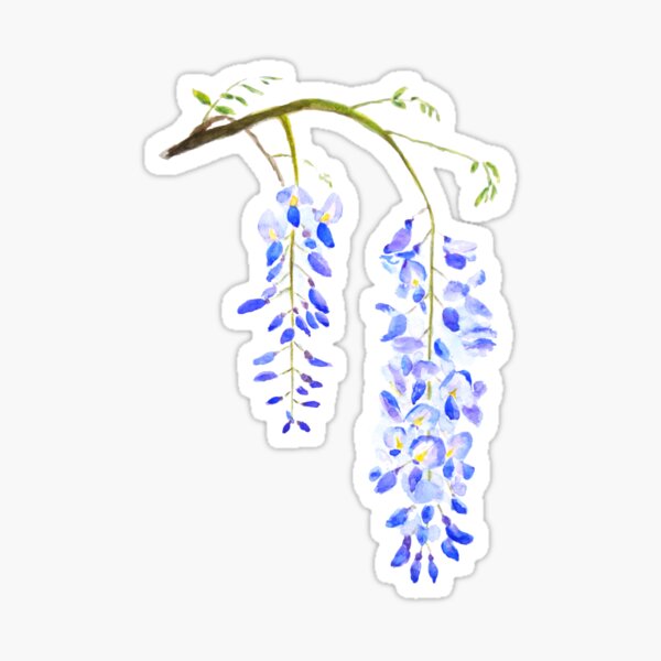 Wisteria Stickers Redbubble