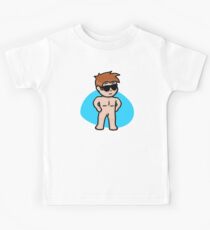 Nudism is Cool! (Bits) Kids Tee