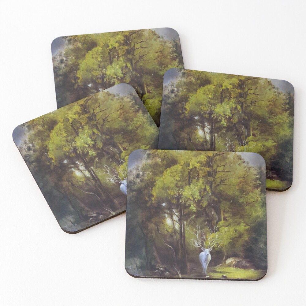 Vista previa del artículo con la obra «Posavasos (lote de 4)», diseñado y vendido por Inner-Spirit.