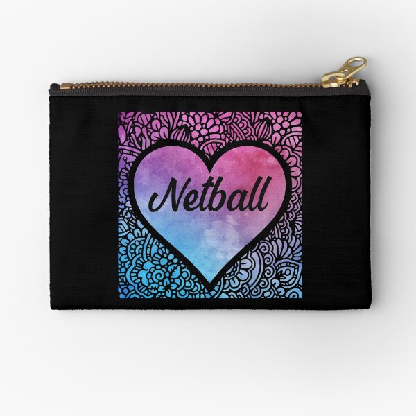 Artikel-Vorschau von Netball Mädchen Aquarell Mandala Herz, designt und verkauft von chrlalexandru.