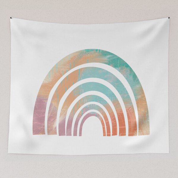 Item preview, Abstract pattern boho rainbow designed and sold by SJAPhoto.