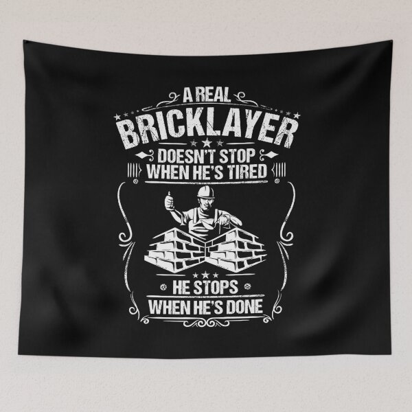 Item preview, Bricklayer Mason Brickmason Blockmason designed and sold by Krautshirts.