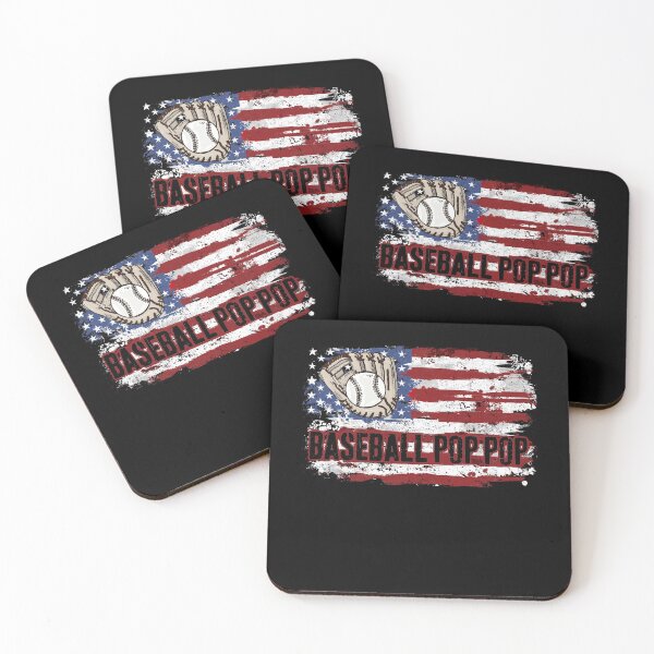 Item preview, Baseball Pop Pop American Flag designed and sold by CreativeGiftShp.