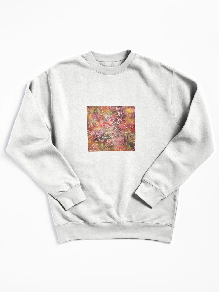 Thumbnail 1 von 6, Pullover, Jerusalem Map designt und verkauft von MapMapMaps.