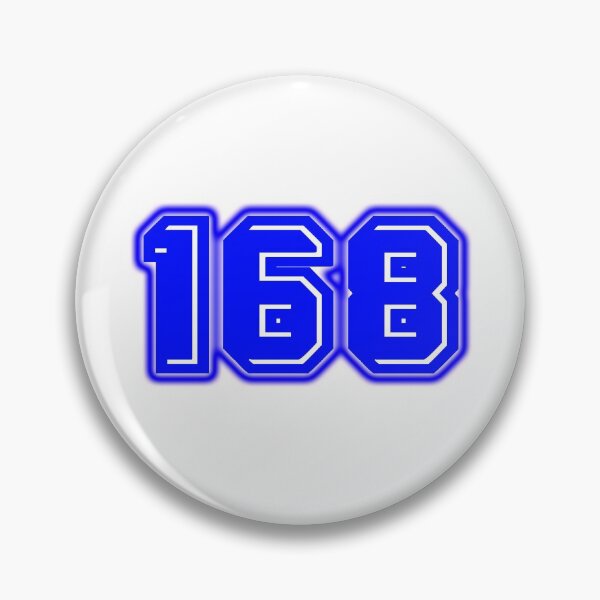 Item preview, Blue Number 168 designed and sold by sport-blue.
