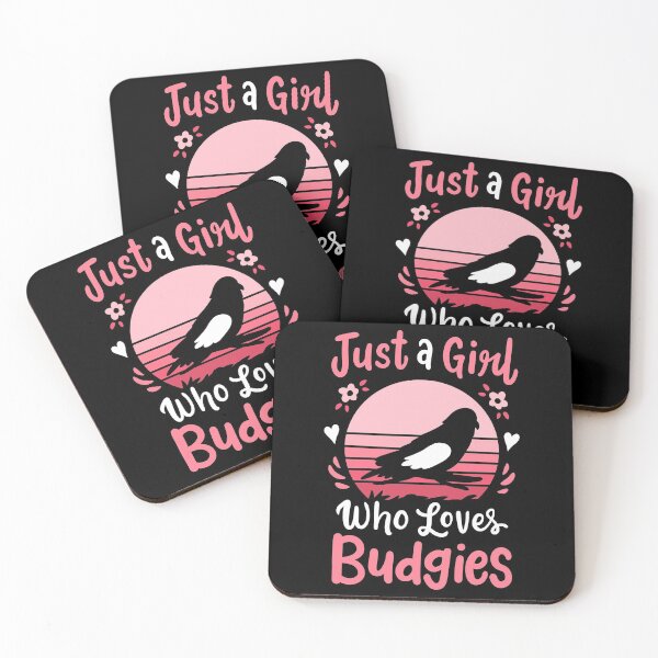 Aperçu de l'œuvre Perruche Perruche Amant Rétro créée et vendue par CreativeGiftShp.