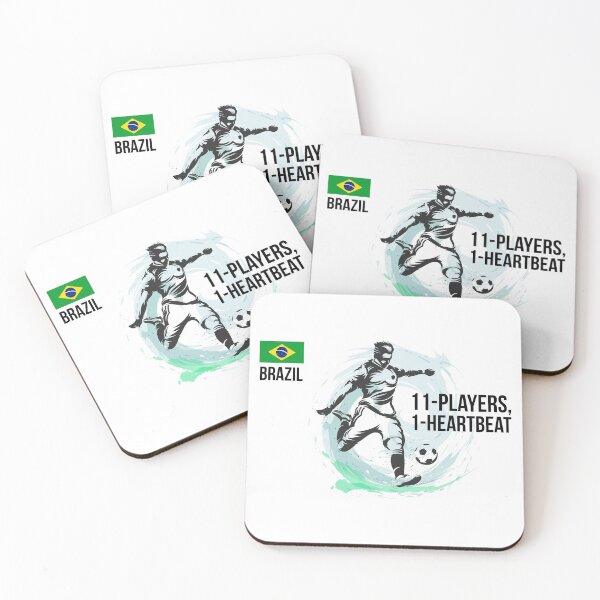 Item preview, Brazilian Footballer kicking the Football - Football designed and sold by cravingmart.
