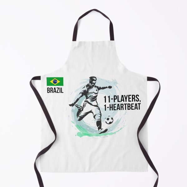 Item preview, Brazilian Footballer kicking the Football - Football designed and sold by cravingmart.