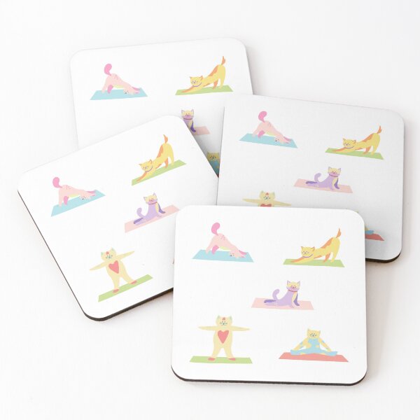 Item preview, Cat Yoga Sticker Pack  designed and sold by Nikiolilalala.