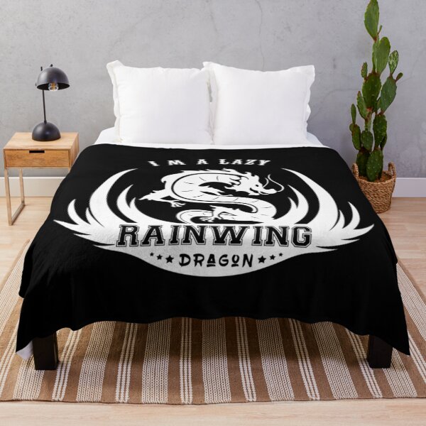 Item preview, I'm a lazy rainwing wings of dragon fire white logo designed and sold by MartinezGlenn.