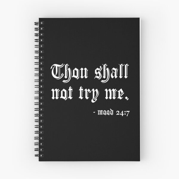 Item preview, Thou Shall Not Try Me T-ShirtThou Shall Not Try Me  designed and sold by SiloRocky.