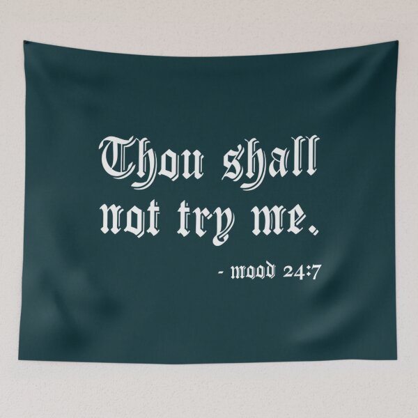 Item preview, Thou Shall Not Try Me T-ShirtThou Shall Not Try Me  designed and sold by SiloRocky.
