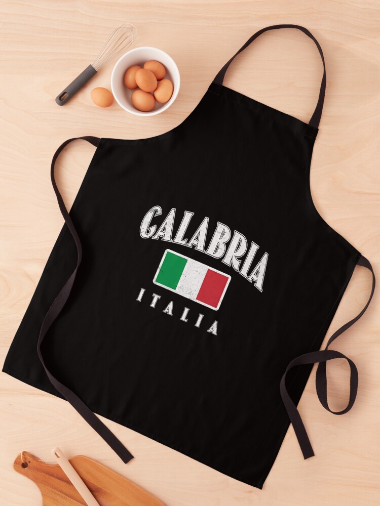 Calabria Italy Hoodie Italian Souvenir Italia Calabrese Apron for Sale by  enommemark