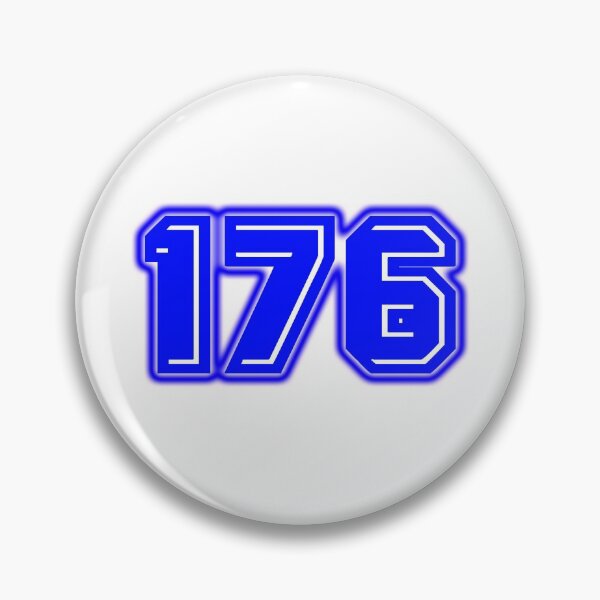 Item preview, Blue Number 176 designed and sold by sport-blue.