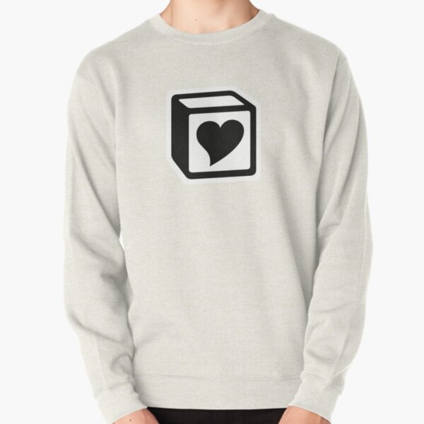 Heart Block (black) Pullover Sweatshirt