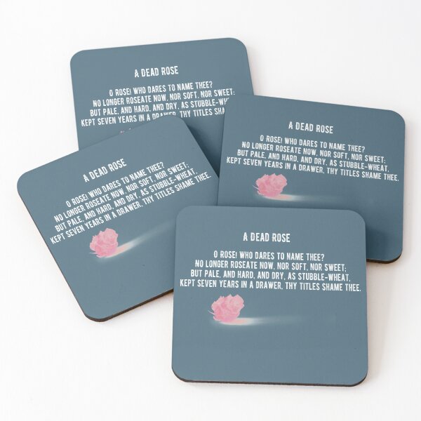 Item preview, A Dead Rose By Elizabeth Barrett Browning - Beautiful Poems designed and sold by AlexSin.