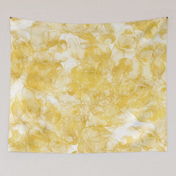 Item preview, Gold marble on white designed and sold by cutecrazytshirt.