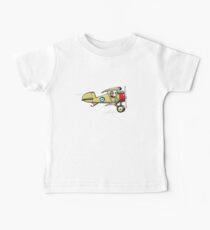 Cartoon Doppeldecker Baby T-Shirt