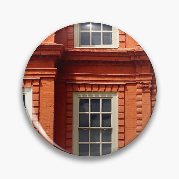 Item preview,  Red brick house. Windows art designed and sold by TurboCrazy.